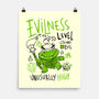 Evilness Level-None-Matte-Poster-demonigote