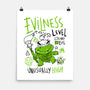 Evilness Level-None-Matte-Poster-demonigote