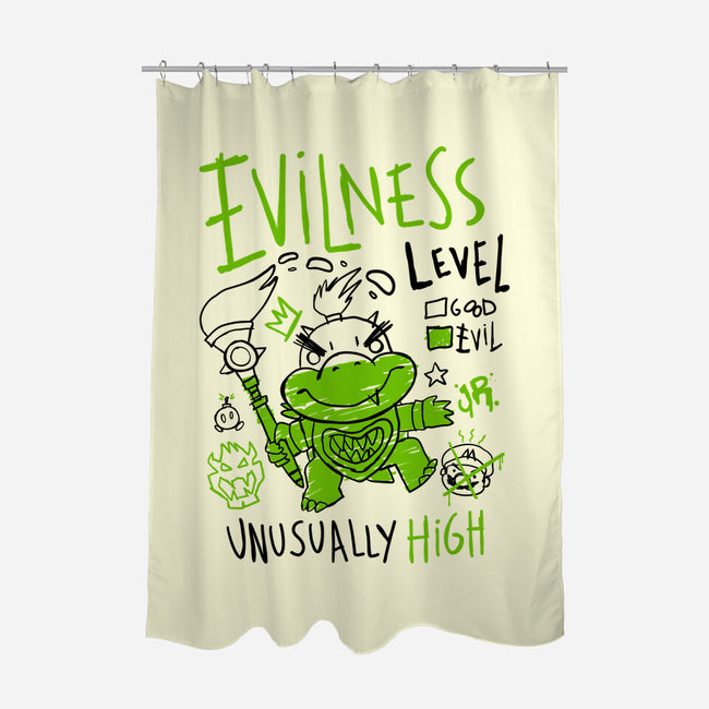 Evilness Level-None-Polyester-Shower Curtain-demonigote