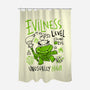 Evilness Level-None-Polyester-Shower Curtain-demonigote