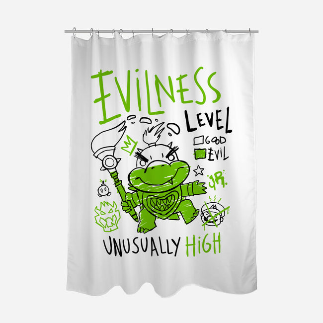Evilness Level-None-Polyester-Shower Curtain-demonigote
