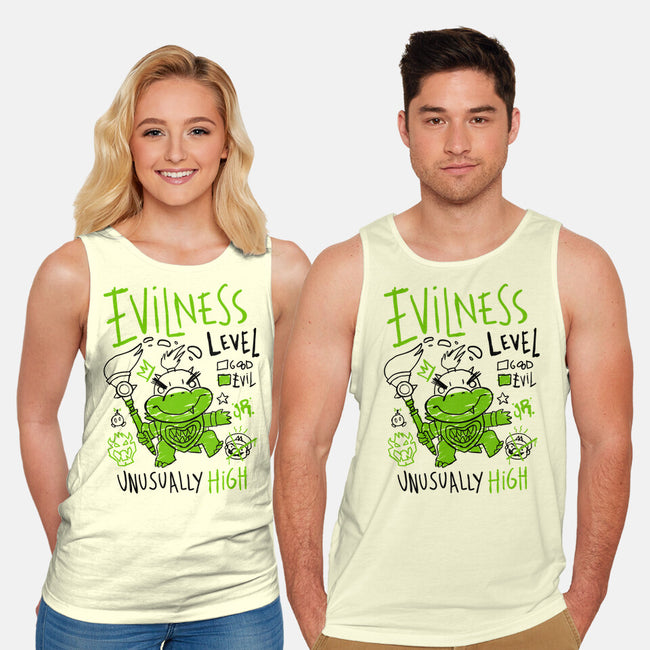 Evilness Level-Unisex-Basic-Tank-demonigote