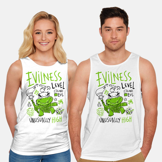 Evilness Level-Unisex-Basic-Tank-demonigote
