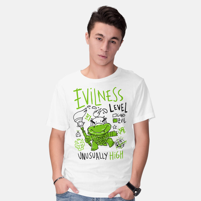 Evilness Level-Mens-Basic-Tee-demonigote