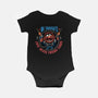 No Thoughts Just Never Ending Chaos-Baby-Basic-Onesie-glitchygorilla