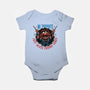 No Thoughts Just Never Ending Chaos-Baby-Basic-Onesie-glitchygorilla