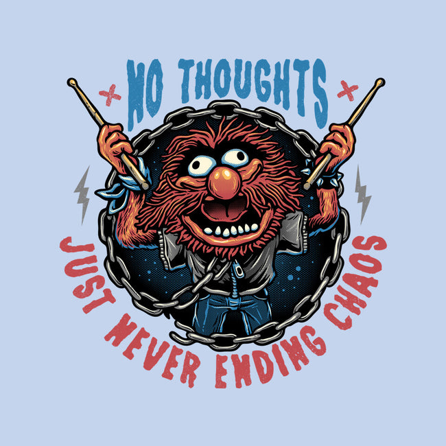 No Thoughts Just Never Ending Chaos-Mens-Long Sleeved-Tee-glitchygorilla
