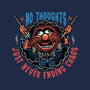 No Thoughts Just Never Ending Chaos-Unisex-Basic-Tee-glitchygorilla