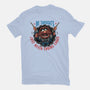 No Thoughts Just Never Ending Chaos-Unisex-Basic-Tee-glitchygorilla