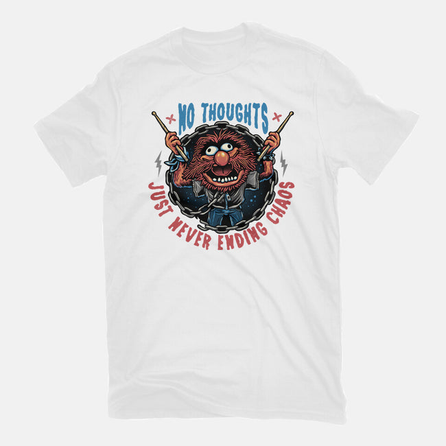 No Thoughts Just Never Ending Chaos-Mens-Heavyweight-Tee-glitchygorilla