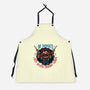 No Thoughts Just Never Ending Chaos-Unisex-Kitchen-Apron-glitchygorilla