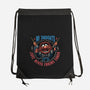 No Thoughts Just Never Ending Chaos-None-Drawstring-Bag-glitchygorilla
