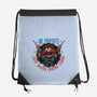 No Thoughts Just Never Ending Chaos-None-Drawstring-Bag-glitchygorilla