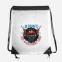 No Thoughts Just Never Ending Chaos-None-Drawstring-Bag-glitchygorilla