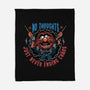 No Thoughts Just Never Ending Chaos-None-Fleece-Blanket-glitchygorilla