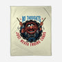 No Thoughts Just Never Ending Chaos-None-Fleece-Blanket-glitchygorilla