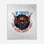 No Thoughts Just Never Ending Chaos-None-Fleece-Blanket-glitchygorilla