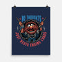 No Thoughts Just Never Ending Chaos-None-Matte-Poster-glitchygorilla