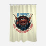 No Thoughts Just Never Ending Chaos-None-Polyester-Shower Curtain-glitchygorilla