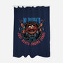 No Thoughts Just Never Ending Chaos-None-Polyester-Shower Curtain-glitchygorilla