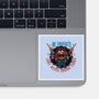 No Thoughts Just Never Ending Chaos-None-Glossy-Sticker-glitchygorilla
