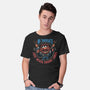 No Thoughts Just Never Ending Chaos-Mens-Basic-Tee-glitchygorilla