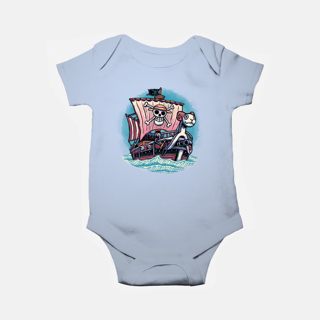 In The Mercy Of The Sea-Baby-Basic-Onesie-glitchygorilla