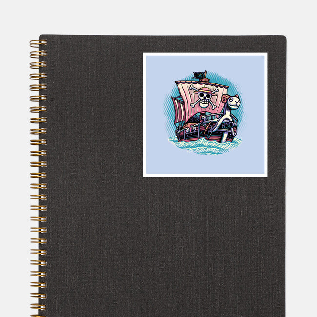 In The Mercy Of The Sea-None-Glossy-Sticker-glitchygorilla
