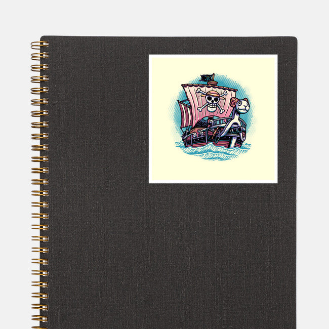 In The Mercy Of The Sea-None-Glossy-Sticker-glitchygorilla