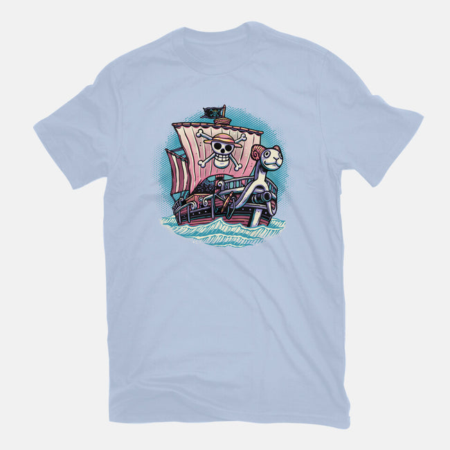 In The Mercy Of The Sea-Unisex-Basic-Tee-glitchygorilla