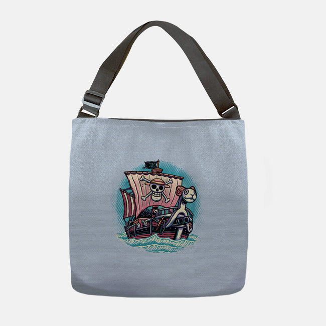 In The Mercy Of The Sea-None-Adjustable Tote-Bag-glitchygorilla