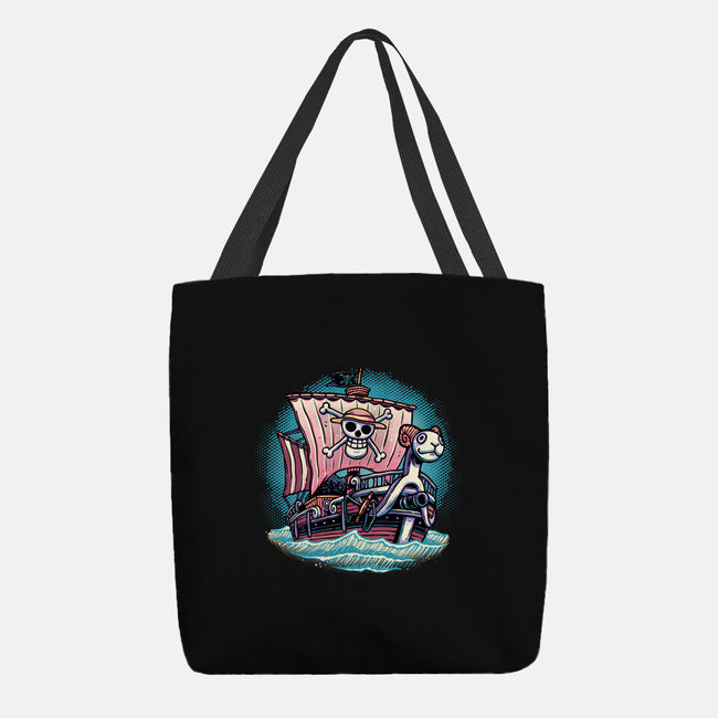 In The Mercy Of The Sea-None-Basic Tote-Bag-glitchygorilla