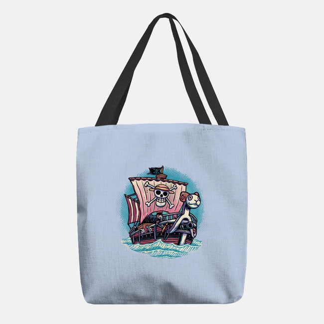 In The Mercy Of The Sea-None-Basic Tote-Bag-glitchygorilla