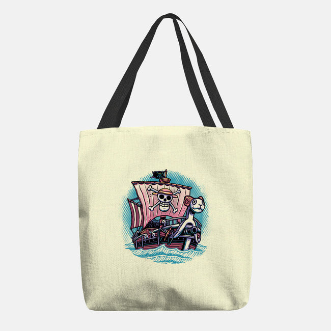 In The Mercy Of The Sea-None-Basic Tote-Bag-glitchygorilla