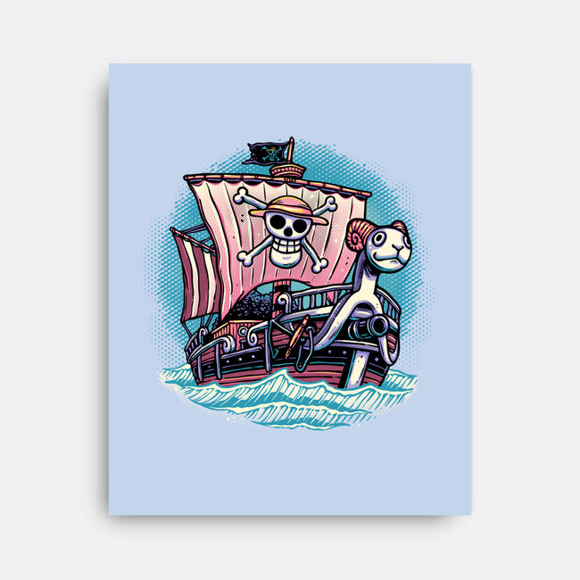 In The Mercy Of The Sea-None-Stretched-Canvas-glitchygorilla