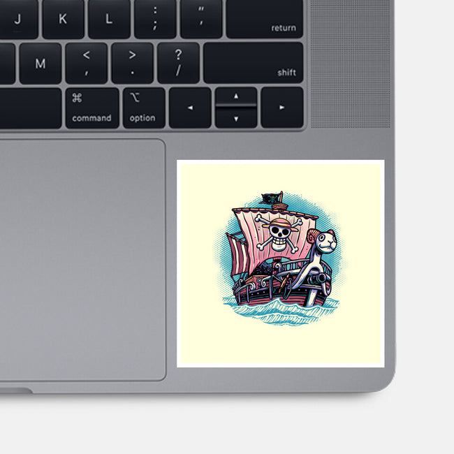 In The Mercy Of The Sea-None-Glossy-Sticker-glitchygorilla