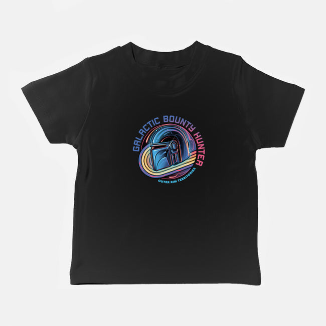 Outer Rim Territories Bounty Hunter-Baby-Basic-Tee-glitchygorilla