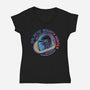 Outer Rim Territories Bounty Hunter-Womens-V-Neck-Tee-glitchygorilla