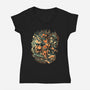 A Catastrophic Day-Womens-V-Neck-Tee-Estudio Horta