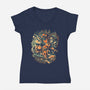 A Catastrophic Day-Womens-V-Neck-Tee-Estudio Horta