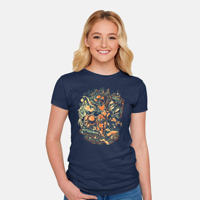 A Catastrophic Day-Womens-Fitted-Tee-Estudio Horta