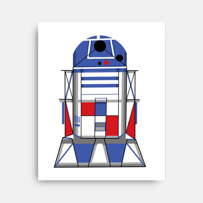 R2 Abstract-None-Stretched-Canvas-nickzzarto