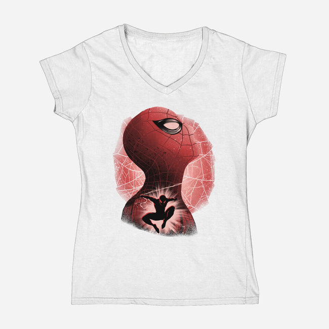 New Friendly Neighbour-Womens-V-Neck-Tee-rmatix