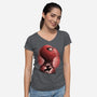 New Friendly Neighbour-Womens-V-Neck-Tee-rmatix