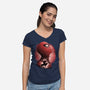 New Friendly Neighbour-Womens-V-Neck-Tee-rmatix
