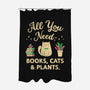 All You Need-None-Polyester-Shower Curtain-brunopires