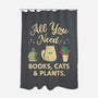 All You Need-None-Polyester-Shower Curtain-brunopires