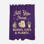 All You Need-None-Polyester-Shower Curtain-brunopires