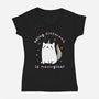 Being Different Is Meowgical-Womens-V-Neck-Tee-brunopires