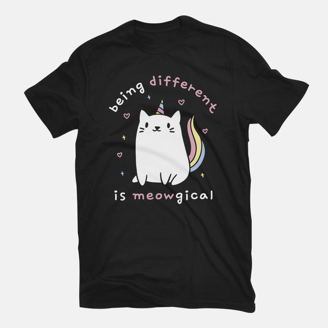 Being Different Is Meowgical-Unisex-Basic-Tee-brunopires